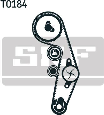 SKF VKMC 01250-3 - Water Pump & Timing Belt Set autospares.lv