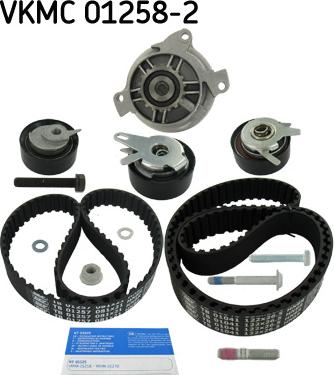 SKF VKMC 01258-2 - Water Pump & Timing Belt Set autospares.lv