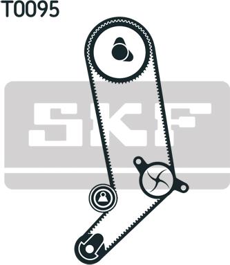 SKF VKMC 01265 - Water Pump & Timing Belt Set autospares.lv