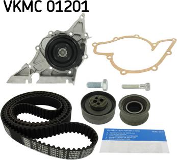 SKF VKMC 01201 - Water Pump & Timing Belt Set autospares.lv