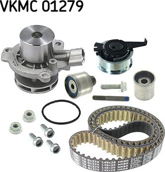 SKF VKMC 01279 - Water Pump & Timing Belt Set autospares.lv