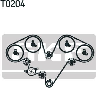 SKF VKMC 03902 - Water Pump & Timing Belt Set autospares.lv