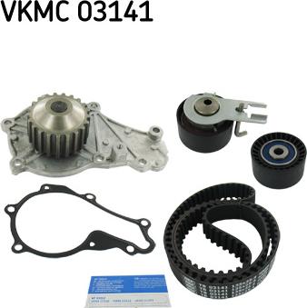 SKF VKMC 03141 - Water Pump & Timing Belt Set autospares.lv