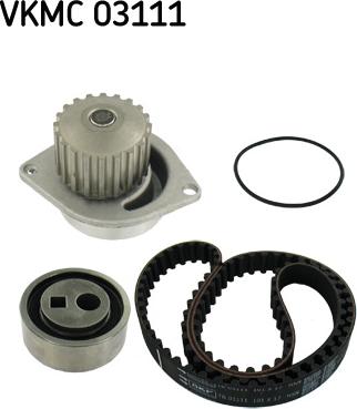 SKF VKMC 03111 - Water Pump & Timing Belt Set autospares.lv