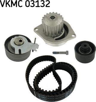 SKF VKMC 03132 - Water Pump & Timing Belt Set autospares.lv