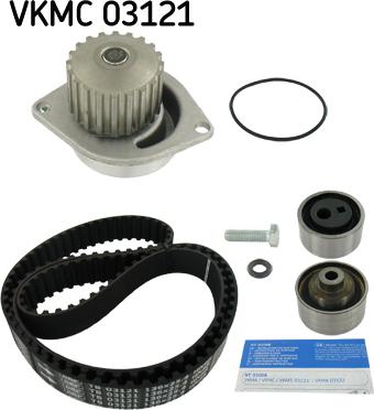 SKF VKMC 03121 - Water Pump & Timing Belt Set autospares.lv