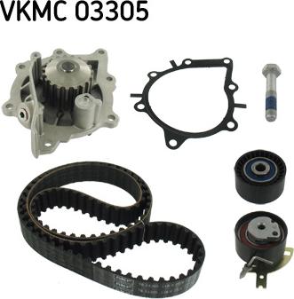 SKF VKMC 03305 - Water Pump & Timing Belt Set autospares.lv
