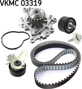 SKF VKMC 03319 - Water Pump & Timing Belt Set autospares.lv