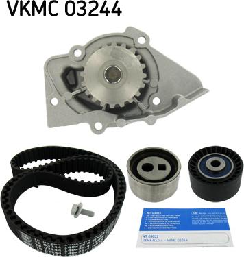 SKF VKMC 03244 - Water Pump & Timing Belt Set autospares.lv
