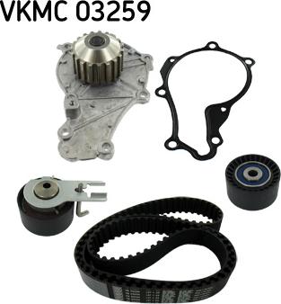 SKF VKMC 03259 - Water Pump & Timing Belt Set autospares.lv