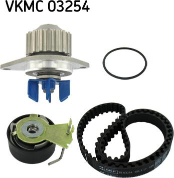 SKF VKMC 03254 - Water Pump & Timing Belt Set autospares.lv