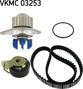 SKF VKMC 03253 - Water Pump & Timing Belt Set autospares.lv