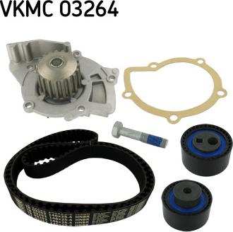 SKF VKMC 03264 - Water Pump & Timing Belt Set autospares.lv