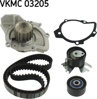 SKF VKMC 03205 - Water Pump & Timing Belt Set autospares.lv