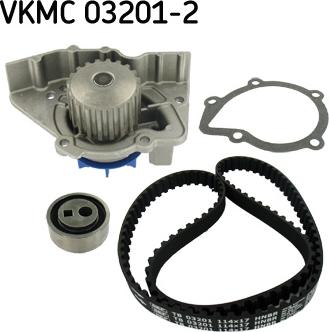 SKF VKMC 03201-2 - Water Pump & Timing Belt Set autospares.lv