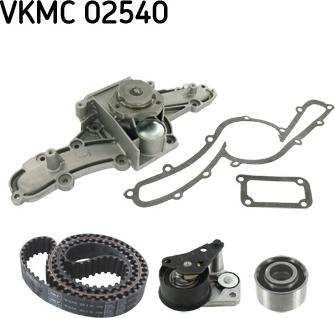 SKF VKMC 02540 - Water Pump & Timing Belt Set autospares.lv