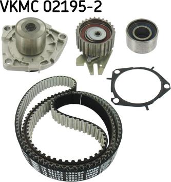 SKF VKMC 02195-2 - Water Pump & Timing Belt Set autospares.lv