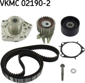 SKF VKMC 02190-2 - Water Pump & Timing Belt Set autospares.lv