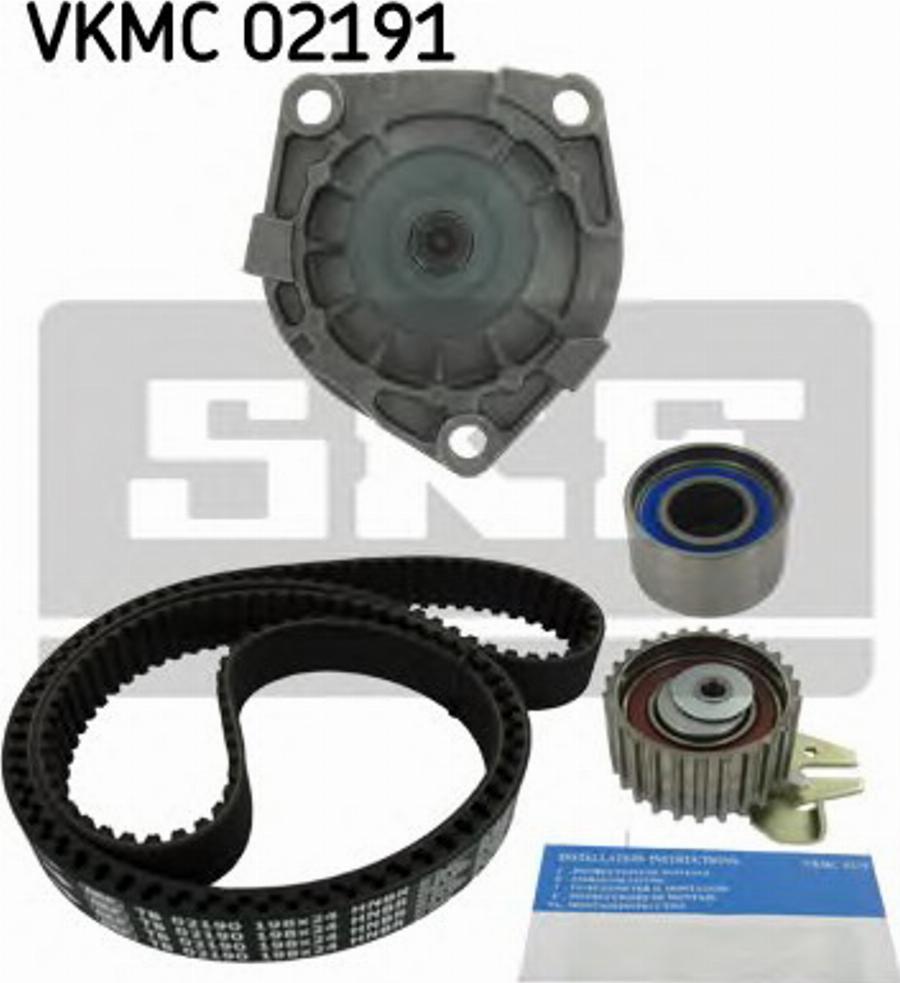 SKF VKMC 02191 - Tensioner Pulley, timing belt autospares.lv