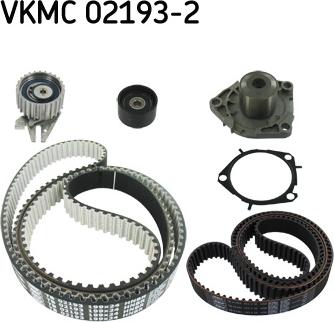 SKF VKMC 02193-2 - Water Pump & Timing Belt Set autospares.lv