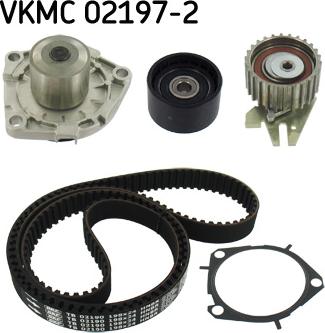 SKF VKMC 02197-2 - Water Pump & Timing Belt Set autospares.lv