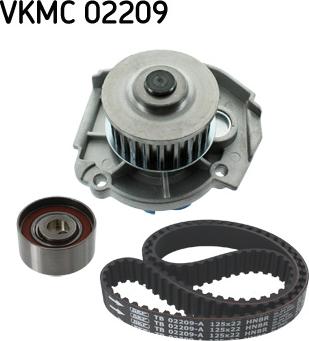 SKF VKMC 02209 - Water Pump & Timing Belt Set autospares.lv