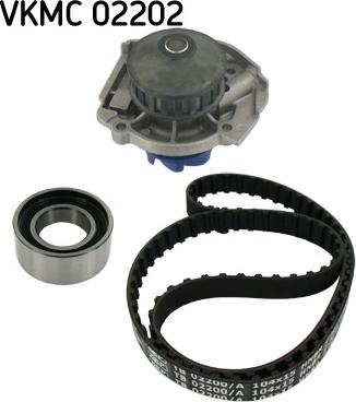 SKF VKMC 02202 - Water Pump & Timing Belt Set autospares.lv