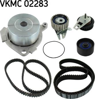 SKF VKMC 02283 - Water Pump & Timing Belt Set autospares.lv