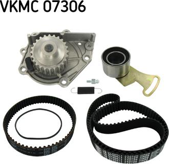 SKF VKMC 07306 - Water Pump & Timing Belt Set autospares.lv