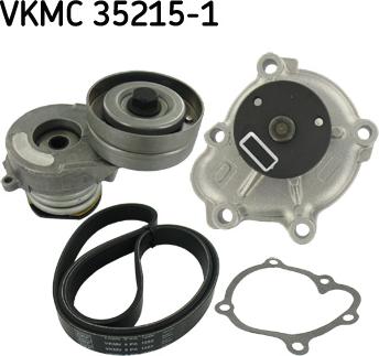 SKF VKMC 35215-1 - Water Pump + V-Ribbed Belt Set autospares.lv