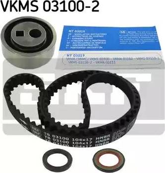 SKF VKMS 03100-2 - Timing Belt Set autospares.lv