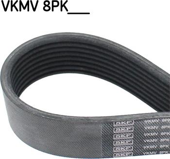 SKF VKMV 8PK1172 - V-Ribbed Belt autospares.lv