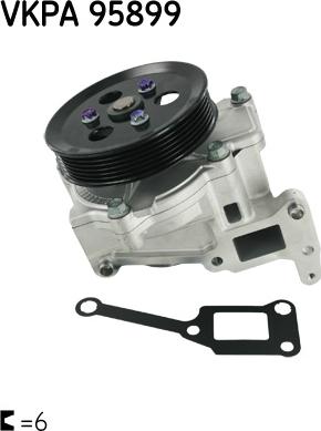 SKF VKPA 95899 - Water Pump autospares.lv