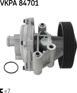 SKF VKPA 84701 - Water Pump autospares.lv