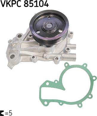 SKF VKPC 85104 - Water Pump autospares.lv