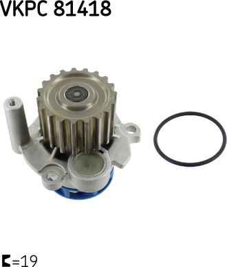 SKF VKPC 81418 - Water Pump autospares.lv