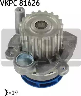 SKF VKPC 81626 - Water Pump autospares.lv