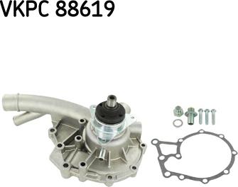 SKF VKPC 88619 - Water Pump autospares.lv