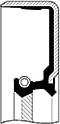 SKT 047643-S - Shaft Seal, crankshaft autospares.lv