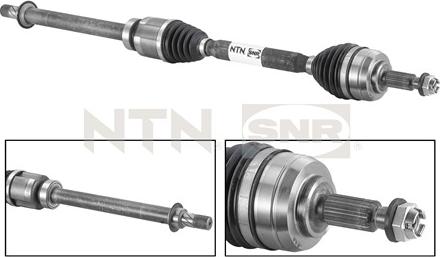 SNR DK55.067 - Drive Shaft autospares.lv