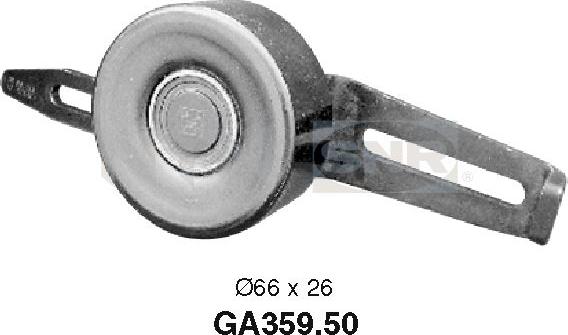 SNR GA359.50 - Pulley, v-ribbed belt autospares.lv