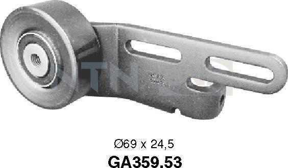 SNR GA359.53 - Pulley, v-ribbed belt autospares.lv