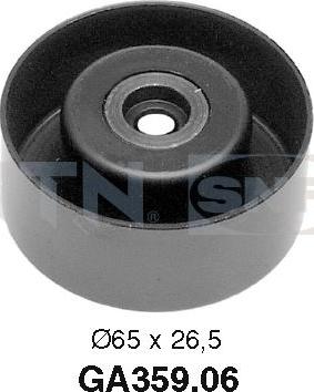 SNR GA359.06 - Pulley, v-ribbed belt autospares.lv