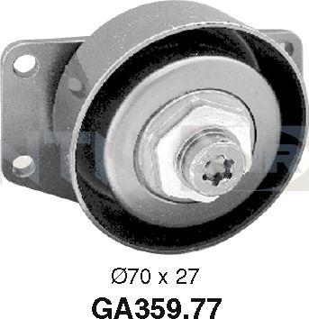 SNR GA359.77 - Pulley, v-ribbed belt autospares.lv