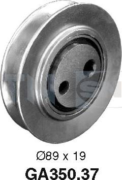 SNR GA350.37 - Pulley, v-ribbed belt autospares.lv