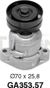 SNR GA353.57 - Pulley, v-ribbed belt autospares.lv