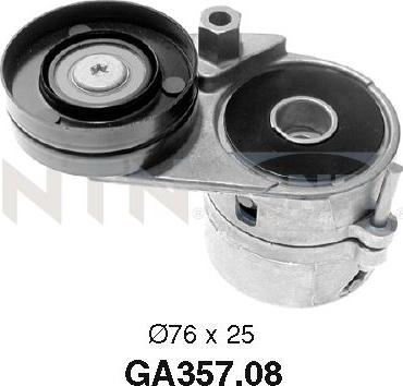 SNR GA357.08 - Pulley, v-ribbed belt autospares.lv