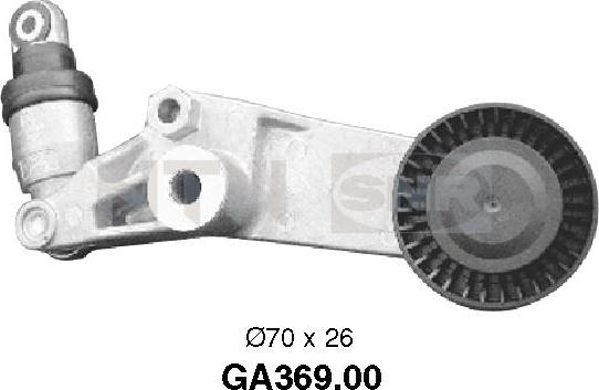 SNR GA369.00 - Pulley, v-ribbed belt autospares.lv
