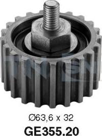 SNR GE355.20 - Deflection / Guide Pulley, timing belt autospares.lv