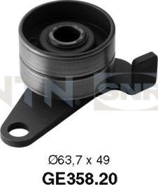 SNR GE358.20 - Deflection / Guide Pulley, timing belt autospares.lv